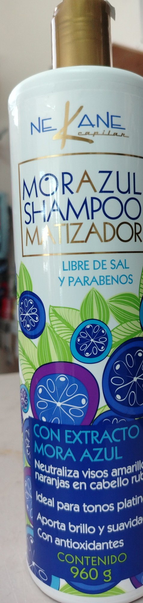 Mora azul matizador grande