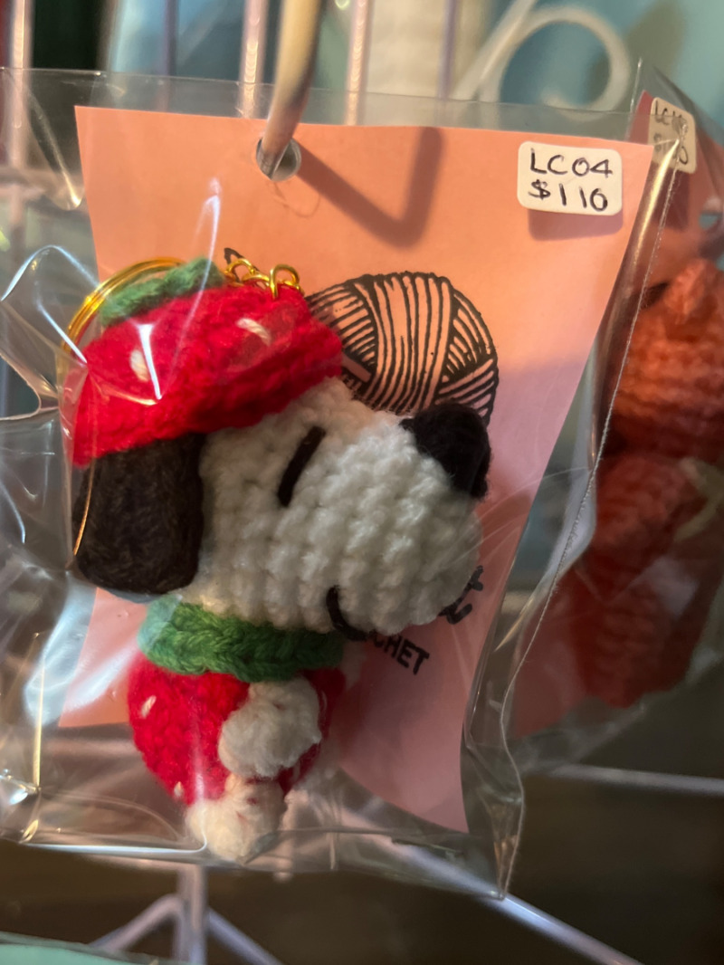 Llavero Snoopy fresa