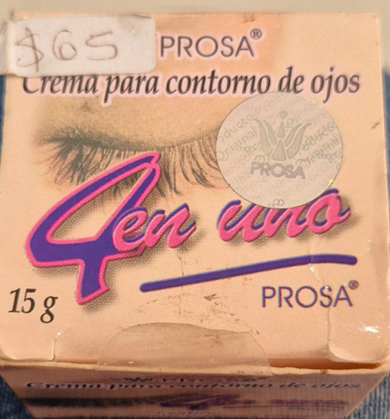 Crema para contorno de ojos