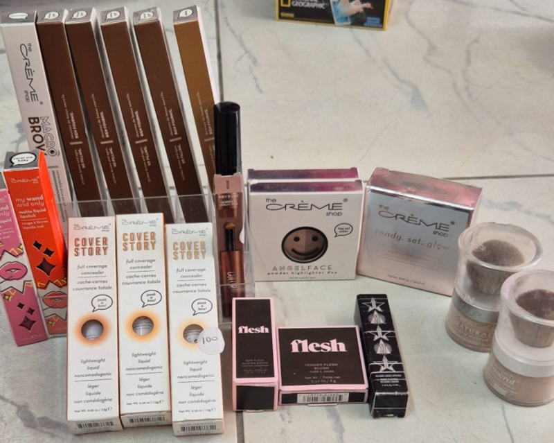 Maquillaje de marcas diferentes