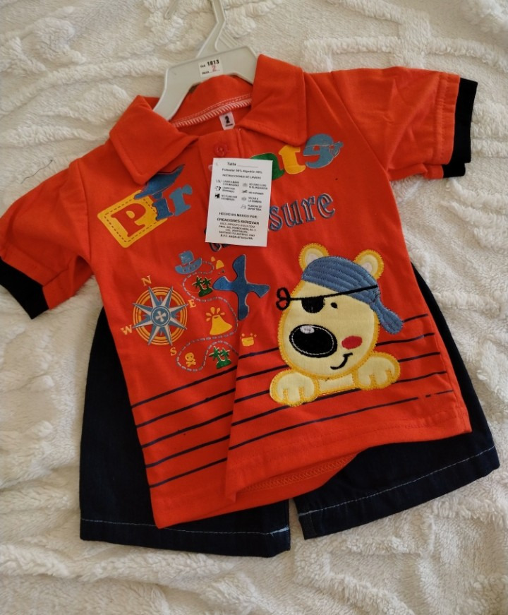 Set short y camisa niño