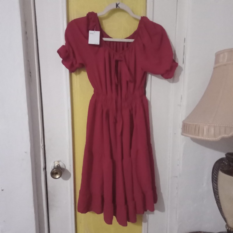 Vestido fresco rojo 84