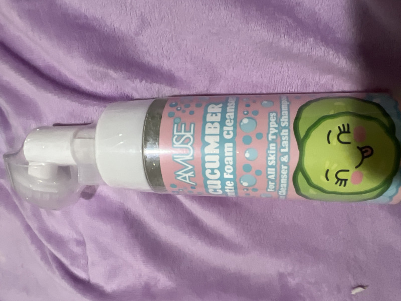 Cucumber gentle foam cleanser amuse