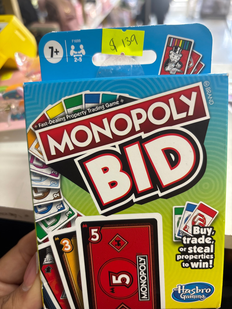 Monopoly bid